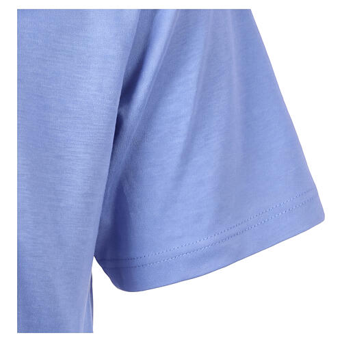 Polo clergy fil d'Écosse Cococler manches courtes aigue-marine 5