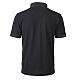Maglia nera manica corta Cococler jaquard cotone s6