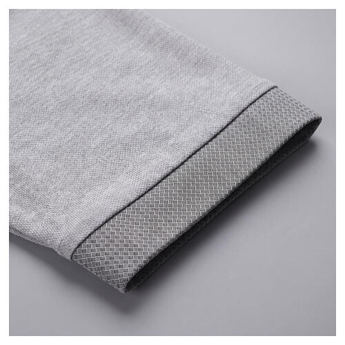 Polo manches courtes Cococler jacquard coton gris 6