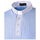 Camiseta polo Cococler celeste piqué contraste raya cuello clergy s3