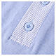 Polo Cococler bleu ciel piqué contraste ligne col clergy s6