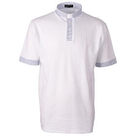 Cococler clergy shirt piquet with tab collar