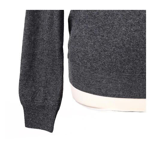 Girocollo rasato antracite 10% cashmere 40% lana merino In Primis 3