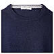 Girocollo In Primis rasato blu 10% cashmere 40% lana merino s4