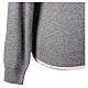 Pullover girocollo grigio 10% cashmere 40% lana merino In Primis s3
