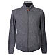 Chaqueta con cremallera antracita In Primis 10% cachemira 40% lana merina s1