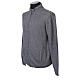 Chaqueta con cremallera antracita In Primis 10% cachemira 40% lana merina s4