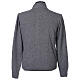 Chaqueta con cremallera antracita In Primis 10% cachemira 40% lana merina s5