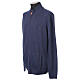 Chaqueta con cremallera In Primis azul tallas grandes 10% cachemira 40% lana merino s4