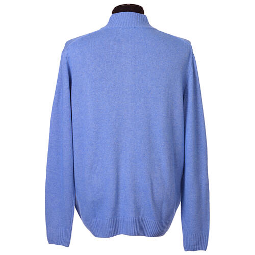 Chaqueta azul 10% cachemira 40% lana merina tallas grandes In Primis 5