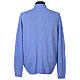 Blouson bleu 10% cachemire 40% laine mérinos grandes tailles In Primis s5