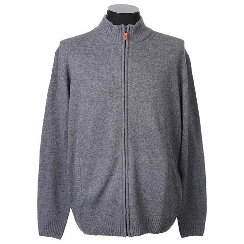 Chaqueta 10% cachemira 40% lana merina antracita tallas grandes In Primis 1