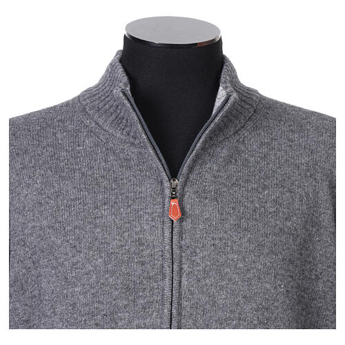 Chaqueta 10% cachemira 40% lana merina antracita tallas grandes In Primis 2