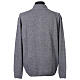 Chaqueta 10% cachemira 40% lana merina antracita tallas grandes In Primis s5