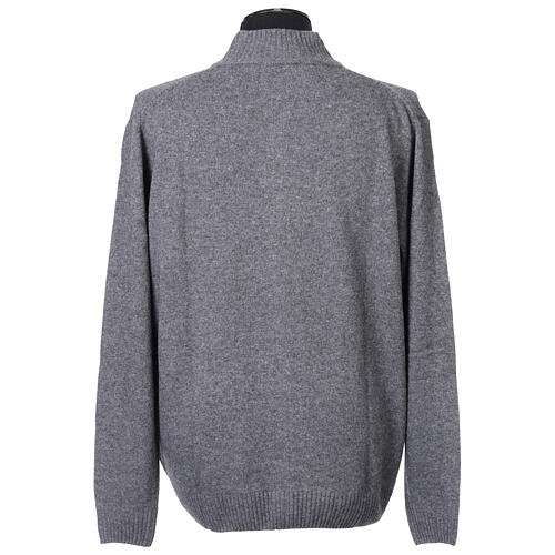 Casaco antracite In Primis tamanhos grandes 10% caxemira 40% lã merino 5