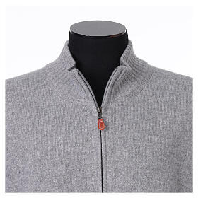 Chaqueta gris 10% cachemira 40% lana merina antracita tallas grandes In Primis