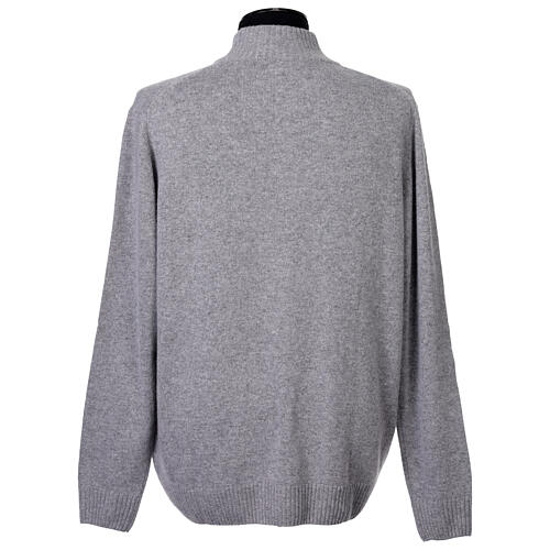 Chaqueta gris 10% cachemira 40% lana merina antracita tallas grandes In Primis 5