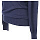Pullover In Primis mod camionista blu 10% cashmere 40% lana merino s4