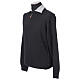 Pullover camionista nero In Primis 10% cashmere 40% lana merino s2