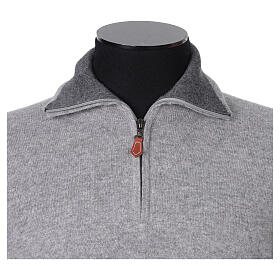 Pullover camionista In Primis grigio 10% cashmere 40% lana merino