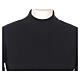 Turtleneck black sweater In Primis for nuns, plain fabric, 50% merino wool 50% acrylic s2