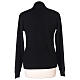 Turtleneck black sweater In Primis for nuns, plain fabric, 50% merino wool 50% acrylic s4