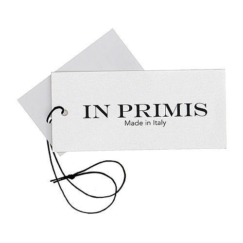 Gilet suora marrone con tasche collo a V 50% acrilico 50% lana merino In Primis 8