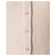 Short white nun cardigan In Primis, sleeveless, V-neck, 50% merino wool 50% acrylic s4