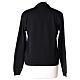 Short black jacket In Primis, plain fabric, 50% merino wool 50% acrylic s5