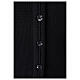 Short black cardigan 50% merino wool 50% acrylic for nun In Primis s4