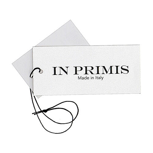 Casaco preto decote em V bolsos tamanhos universais, linha In Primis, 50% lã de merino 50% acrílico 8