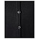 Nun black sleeveless cardigan with V-neck and pockets PLUS SIZES 50% merino wool 50% acrylic In Primis s4