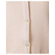 Nun white sleeveless cardigan with V-neck and pockets PLUS SIZES 50% merino wool 50% acrylic In Primis s4