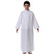 First Communion dress in white OPAQUE fabric In Primis s1