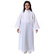 First Communion dress in white OPAQUE fabric In Primis s2
