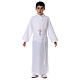 First Communion dress in white OPAQUE fabric In Primis s3
