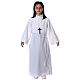 First Communion dress in white OPAQUE fabric In Primis s8