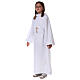 First Holy Communion kit: In Primis classic design alb, cross, rope cinture s1