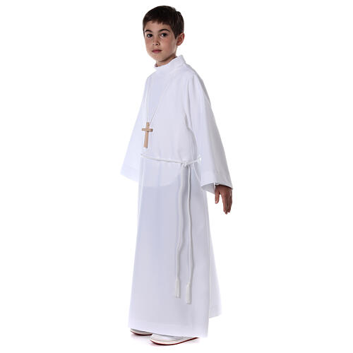 First Holy Communion kit: In Primis classic alb, cross and rope cinture 3