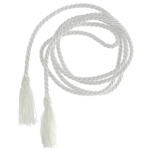 First Holy Communion kit: In Primis opaque alb with zip fastener, cross and rope cinture 7