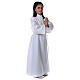 First Holy Communion kit: In Primis opaque alb with zip fastener, cross and rope cinture s2