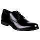 Elegant smooth black Derby shoes In Primis s2