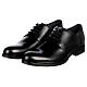 Elegant smooth black Derby shoes In Primis s4