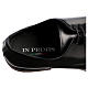 Elegant smooth black Derby shoes In Primis s7