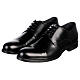 Elegant black leather Derby shoes with toe cap, In Primis s4
