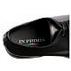 Elegant black leather Derby shoes with toe cap, In Primis s7