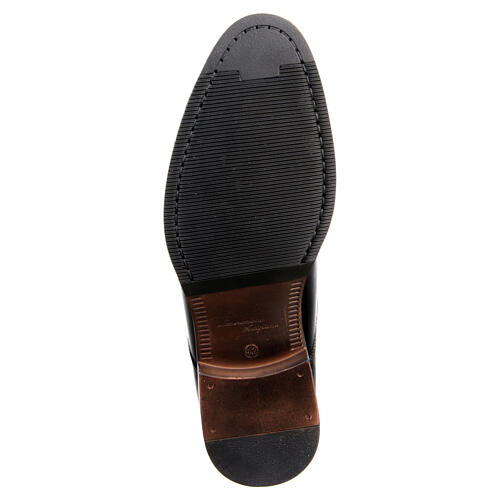 Elegant black leather derby shoe In Primis 6