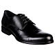 Elegant black leather derby shoe In Primis s2