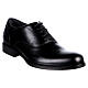 Elegant black oxford shoe in genuine leather In Primis s2