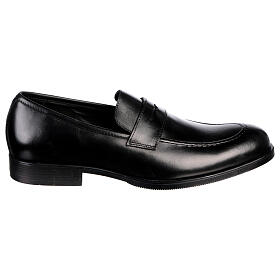 Black leather loafer In Primis